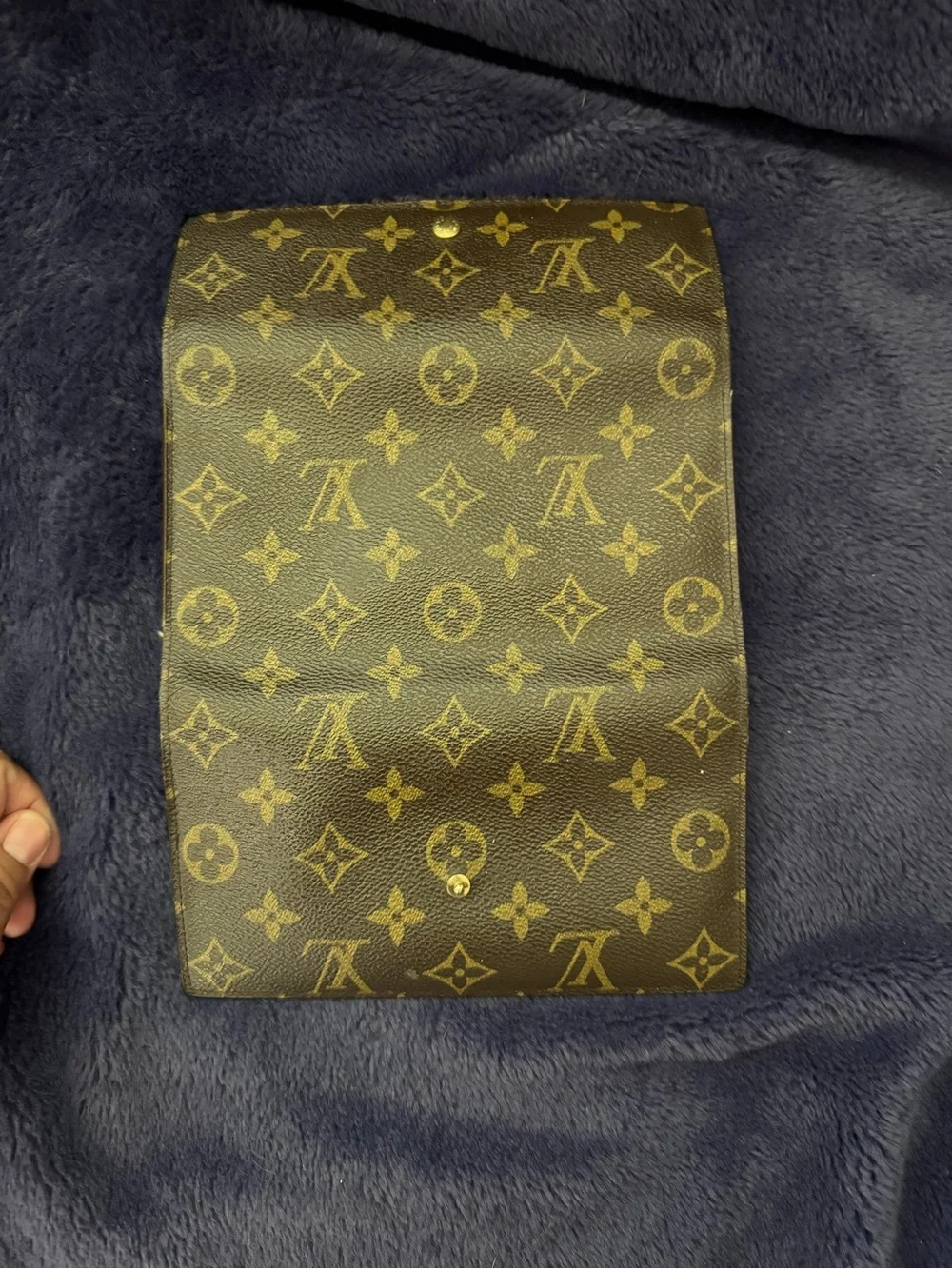 Authentic 1996 Louis Vuitton Brown Monogram Continental Wallet